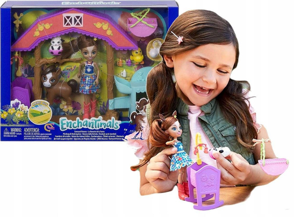 Игровой набор с куклой ENCHANTIMALS Звериная ферма GJX23 - купить с ...