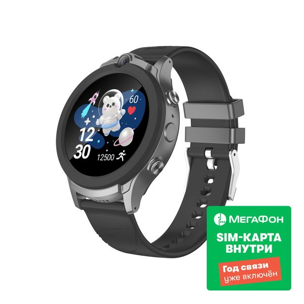 Купить смарт-часы Leef Vega+SIM-карта "Год связи", экран 1.28" - купить ...