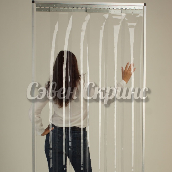 Завеса ПВХ. Высота 2 м. ширина 1,19 м. Прозрачная стандартная - купить ...