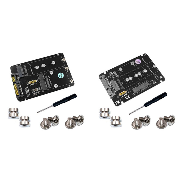 Переходник 2-в-1 NGFF(M2) mSATA на SATA 2,5 дюйма M2 NGFF/ SATA3.0 ...