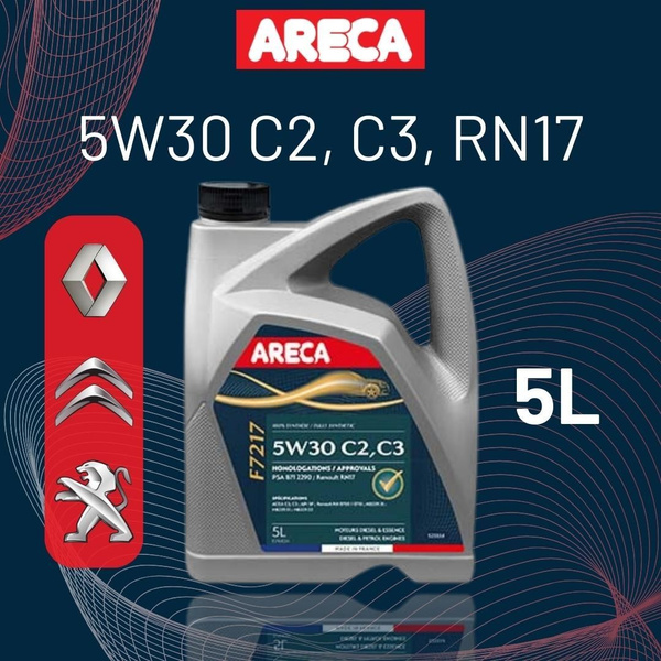 Масло моторное ARECA 5W-30 Синтетическое - купить в интернет-магазине ...