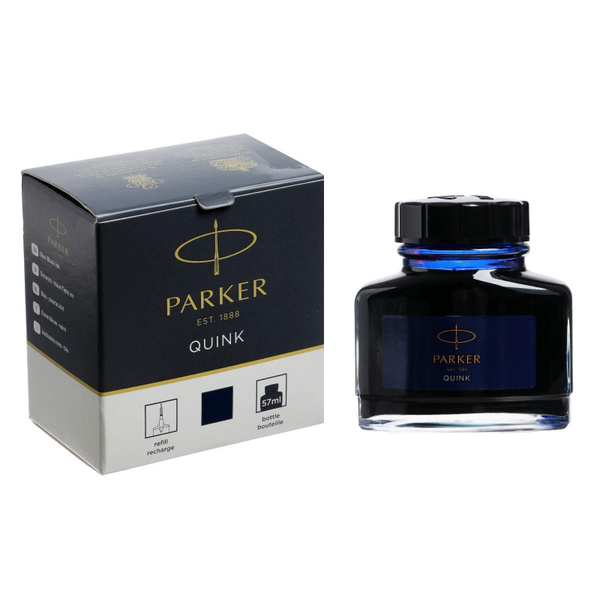 226753, чернила parker bottle quink, объем 57 мл, синие, 1950376. Чернила для перьевой ручки parker quink z13 синие. Parker quink blue black. Чернила parker quink синие 57 мл в стеклянном флаконе. Чернила parker quink blue цвет.