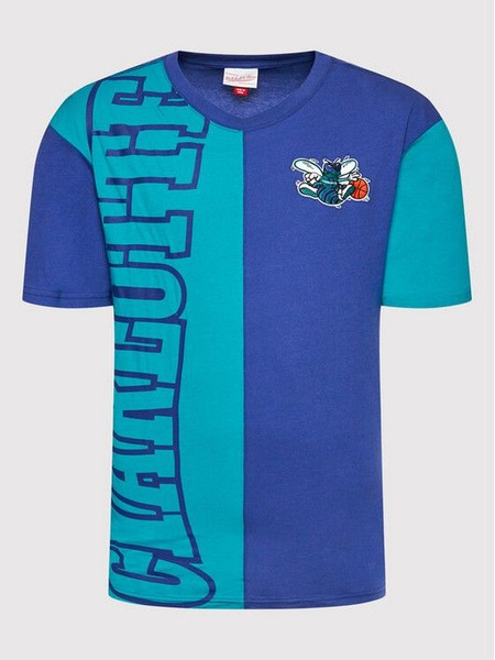 Футболка Mitchell&Ness, размер 50, цвет фиолетовый, 100% хлопок ...