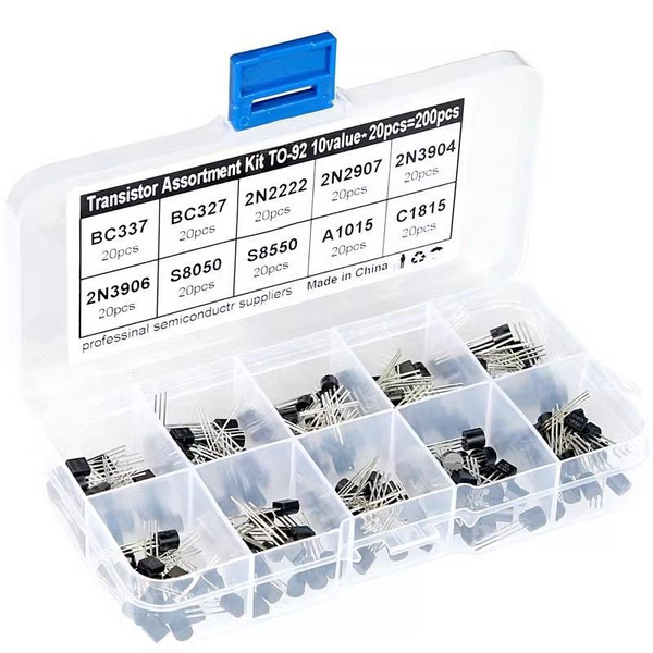 KIT TRANSISTOR 10 Types BC337 BC327 2N2222 2N3904 S8050 A1015 Électronique EUR 10,74 - FR
