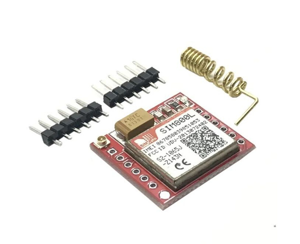 GSM/GPRS модуль SIM800L с проволочной антенной - купить с доставкой по ...