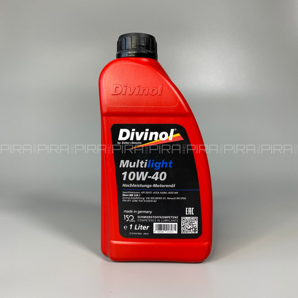 Масло моторное DIVINOL 10W-40 Полусинтетическое - купить в интернет ...