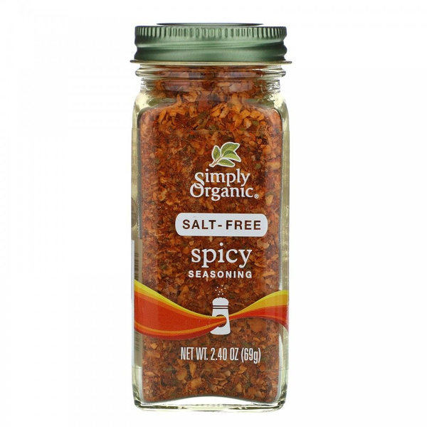 Simply Organic, пряная приправа, без соли, 69 г (2,4 унции) - купить с ...