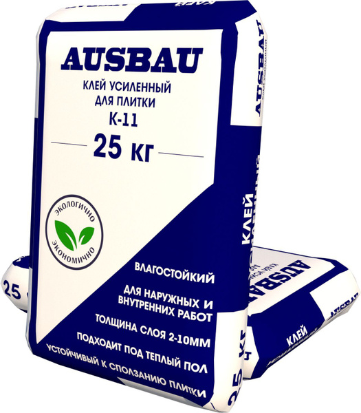 Клей для плитки AUSBAU Клей строительный, Влагостойкость, Высокая ...