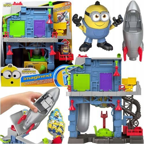 Набор для игр Mattel Imaginext Миньоны - Дом-укрытие Грю с пусковой ...