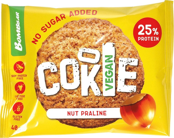 Печенье Bombbar Ореховое пралине 40г х2шт - купить с доставкой по ...