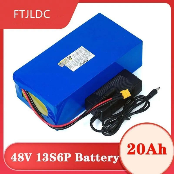 48v 20ah 13s6p литиевая батарея 48v 200000mAh 2000W батарея для ...