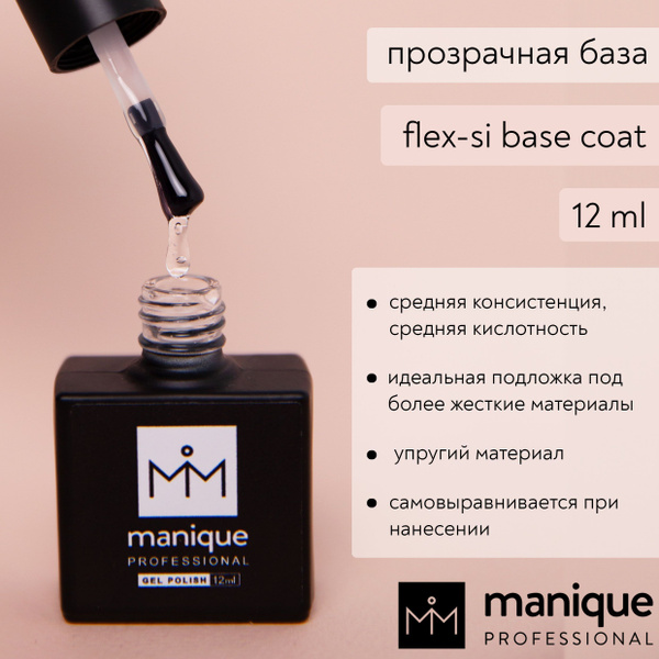 Manique / Универсальная каучуковая база для ногтей под гель лак ...