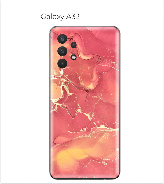 Гидрогелевая пленка на Samsung Galaxy A32 на заднюю панель защитная ...