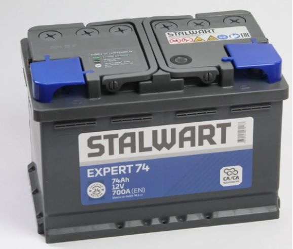 Аккумулятор автомобильный STALWART Expert 74.1 Ah 700 A ПП (278х175х190 ...