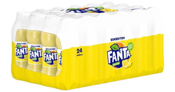 Газированный напиток Fanta лимон без сахара 24х330 ml ПЭТ из Финляндии ...