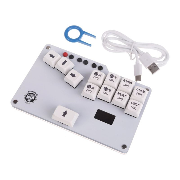 (1 комплект) Аркадная боевая клавиатура FightingBox HitBox Layout с ...