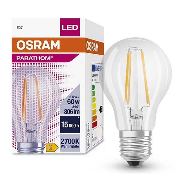 Филаментная, Светодиодная Лампочка OSRAM E27 Груша 806 Лм 2700 К ...