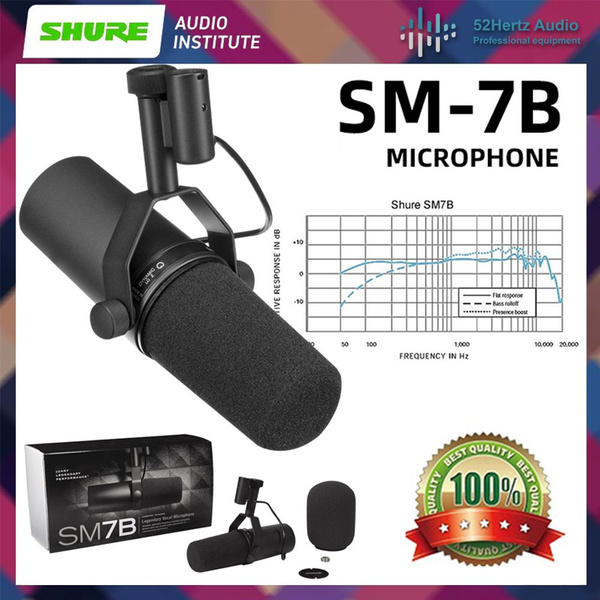 Микрофон для подкастов Shure SM7B-x96 - купить по выгодной цене в ...