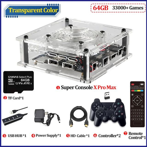 Super Console X Pro Max Ретро mini Видеоигры Игры для ПК / N64 - купить ...