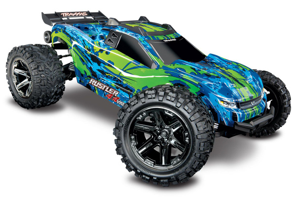 Traxxas 1/10 orng rustler 4x4 vxl трасса для стадиона в масштабе 67076 ...