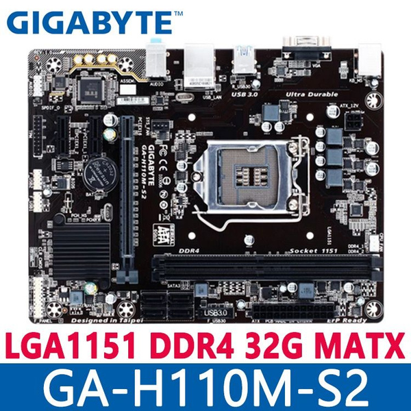 Основные платы GIGABYTE GA - H110M - S2 LGA 1151 DDR4 Intel H110 M ...