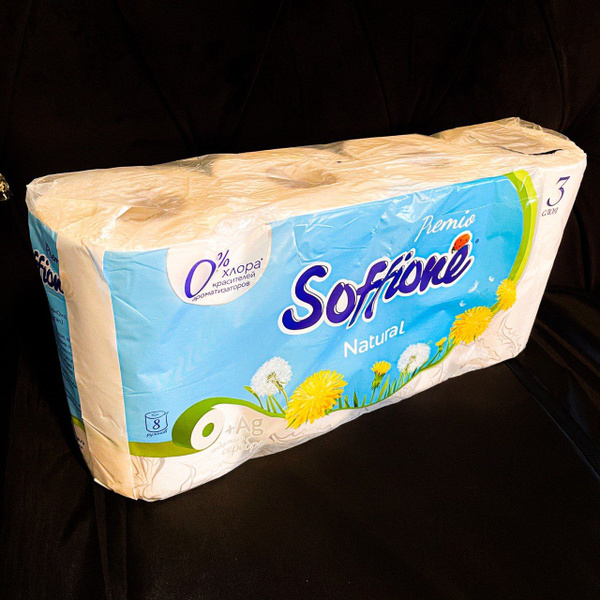Soffione Туалетная бумага 8 шт купить на OZON по низкой цене (1282835977)