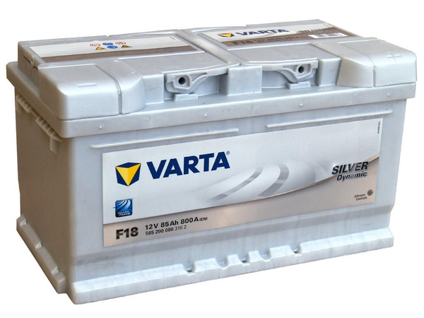 Аккумулятор автомобильный Varta Silver Dynamic F18 85 А.ч Обратная ...