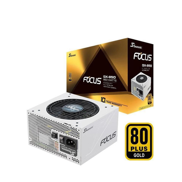 Блок питания компьютера Seasonic FOCUS GX-850 White, 850 Вт (SSR-850FX ...