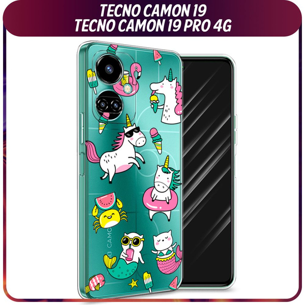 Силиконовый чехол на Tecno Camon 19/19 Pro 4G / Текно Камон 19/19 Про ...