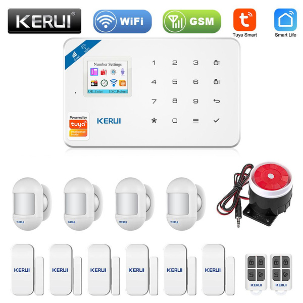 Тревога kerui w181 tuya умный дом wifi gsm сигнализация охранная ...