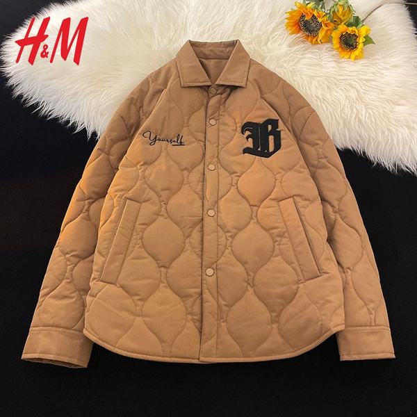 Пальто H&M, Зима, размер 52, цвет коричнево-красный, Полиэстер - купить ...