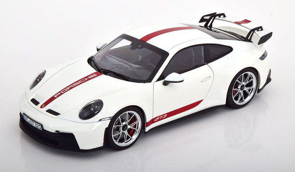 Модель коллекционная Porsche 911 (992) GT3 2021 white red - купить в ...
