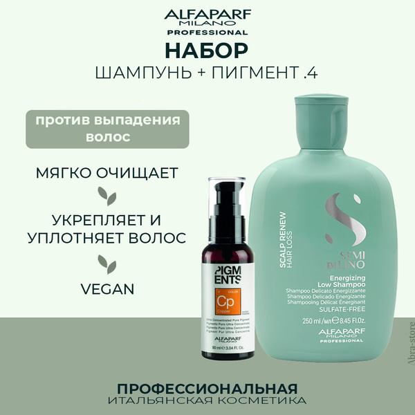 Профессиональный безсульфатный шампунь против выпадения волос 250 мл ...