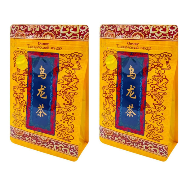 Чай зеленый Chu Hua Оолонг Танцующий тигр 100 г, 2 шт - купить с ...