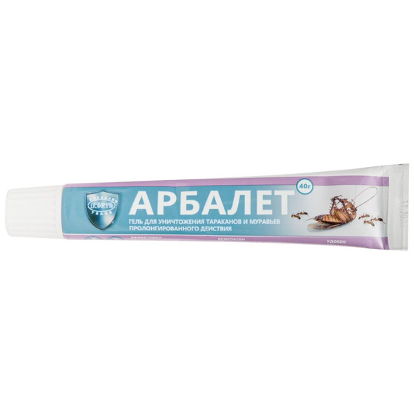 Арбалет гель от тараканов и муравьев (туба), 40 г - купить с доставкой ...