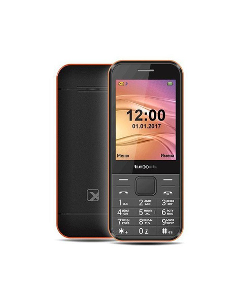 Мобильный телефон Texet TM-302 Black, черный - купить по выгодной цене ...