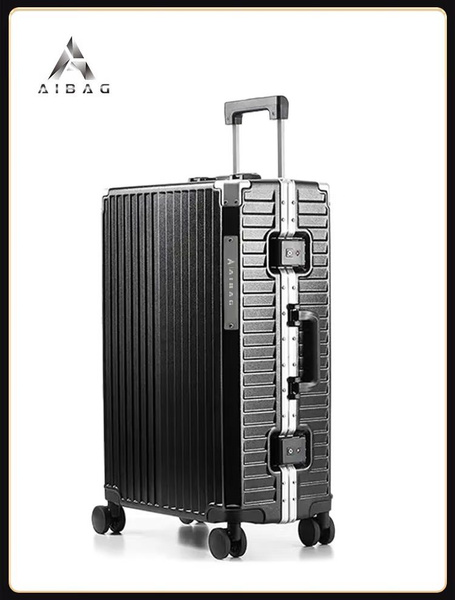 Чемодан на колесиках AIBAG багажный алюминевый M-20L (57*35*22 см ...