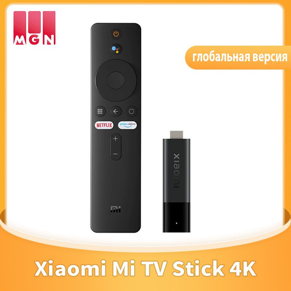 Медиаплеер Xiaomi Mi TV Stick 4K Global, HDMI, черный, Android купить ...