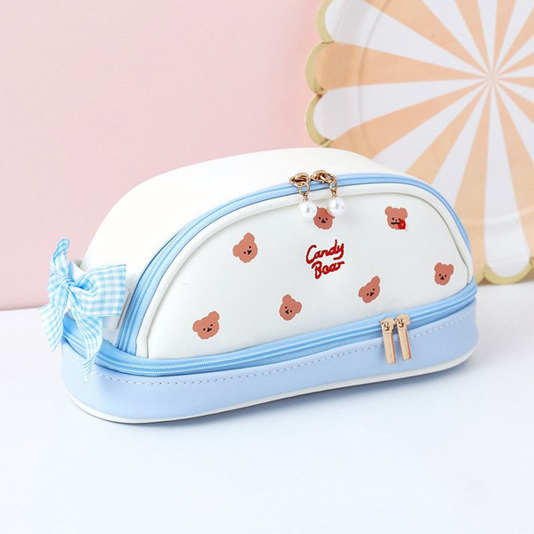 Cherry PU Красивый пенал школьные канцелярские принадлежности - купить ...