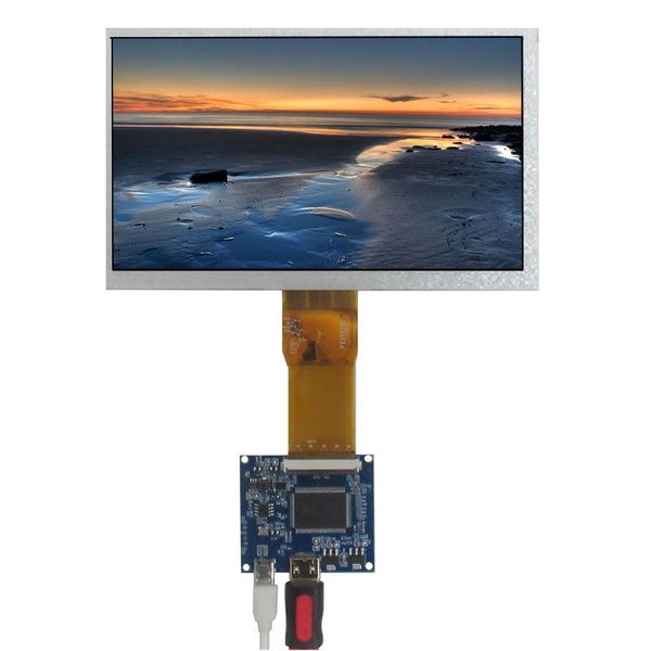 7 дюймовая 1024x600 Дисплей с жидкокристаллическим дисплеем Mini HDMI ...