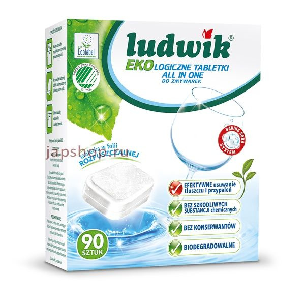 Ludwik Таблетки для посудомоечных машин All In One Экологичные, 90шт ...