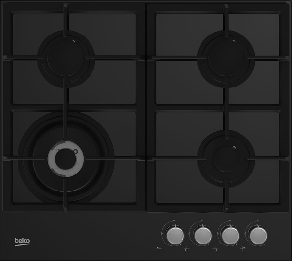 Встраиваемая газовая варочная панель Beko HILW64225S, 4 конфорки ...