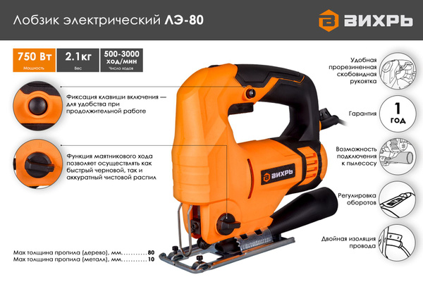 Лобзик Ресанта ЛЭ-80 72/9/3 - купить с доставкой в интернет-магазине ...