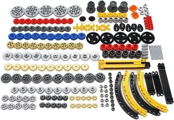 213PCS, набор технических деталей с шестеренками и валами, совместим с ...