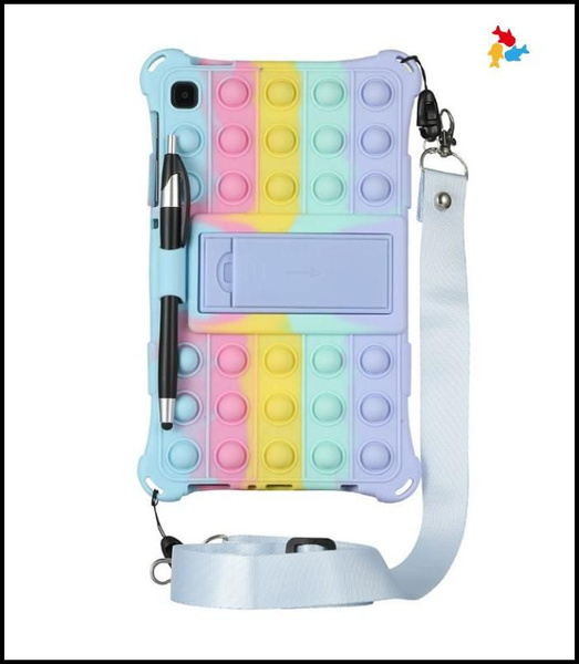 Чехол-подставка для планшета Samsung Tab A7 Lite, T220, T225 под Pop It ...