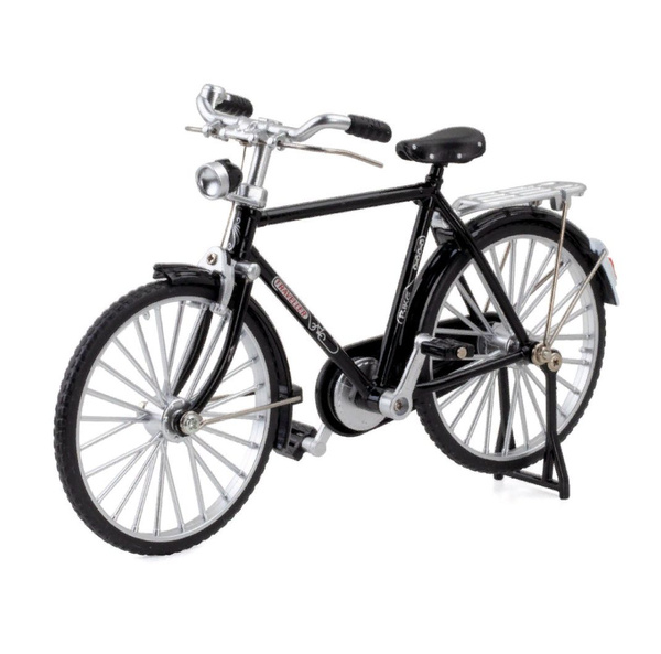 Металлический игрушечный велосипед (собранный) модель 1:10, украшение ...