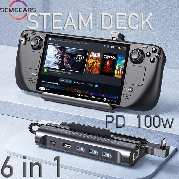 Док станция для Steam Deck, ROG Ally, подставка - USB 3.0/ 4K 60HZ ...