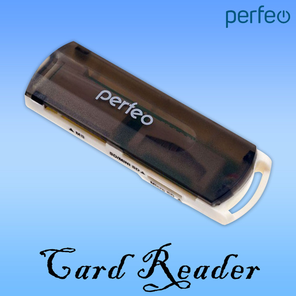 Картридер Perfeo / переходник для SD и microSD карт / SD, MMC, microSD ...
