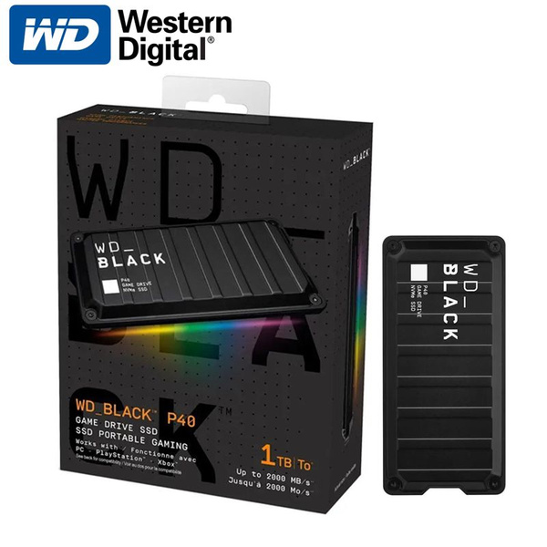 Внешний SSD-диск Western Digital WD_BLACK P40 Game Drive SSD, 1 ТБ ...
