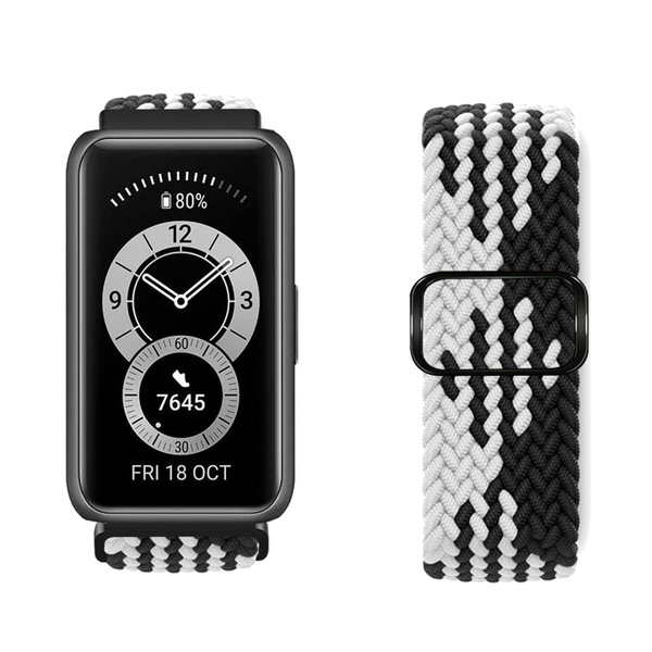 Эластичный Нейлоновый плетеный ремешок для фитнес браслета Honor Band 6 ...
